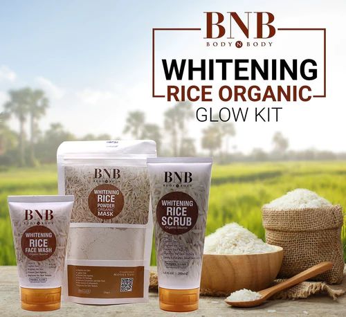 BNB Rice Extract Bright & Glow Kit Golden Cap with box (Pack of 3 )