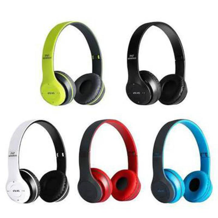 P47 Wireless Headphones Over Ear Super Bass 5.1, Volume Control, Bluetooth, Card Support SD