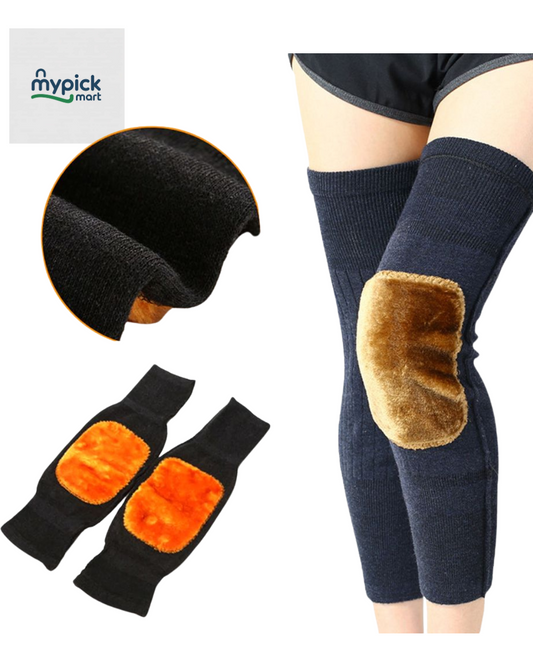 (Pair) Winter Warm Cashmere Wool Knee Pads