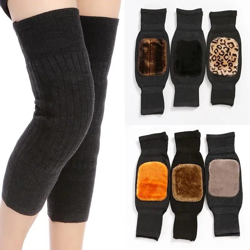 (Pair) Winter Warm Cashmere Wool Knee Pads